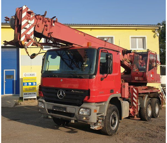 Mercedes-Benz 6x4 Actros 3332K +20t (ČKD) AD 20.2 - Grue auxiliaire: photos 1 Mercedes-Benz 6x4 Actros 3332K +20t (ČKD) AD 20.2 - Grue auxiliaire: photos 1