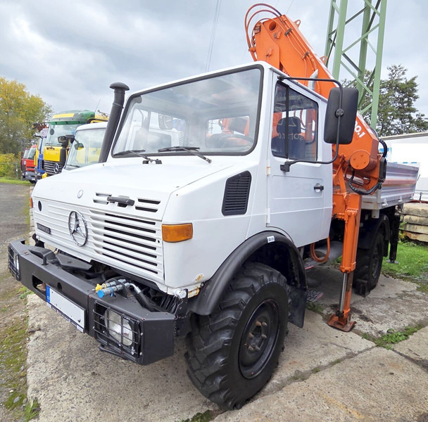 Mercedes-Benz UNIMOG 427.11 +12m! - Camion benne, Camion grue: photos 4 Mercedes-Benz UNIMOG 427.11 +12m! - Camion benne, Camion grue: photos 4