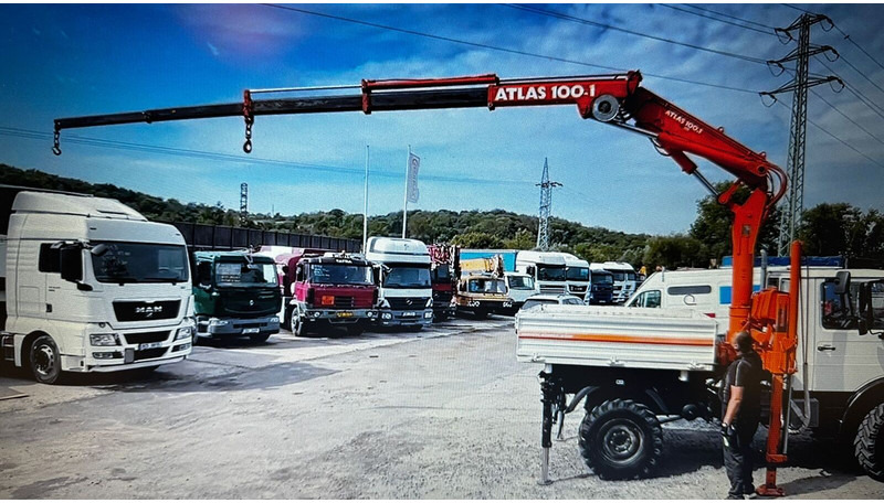 Mercedes-Benz UNIMOG 427.11 +12m! - Camion benne, Camion grue: photos 3 Mercedes-Benz UNIMOG 427.11 +12m! - Camion benne, Camion grue: photos 3