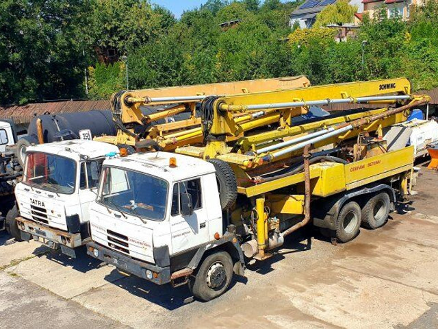 Schwing 25m BPL 601 +6x6 Tatra 815 (DOCS/KFZ MACHINE +1 no docs/kein kfz - Pompe à béton stationnaire: photos 1 Schwing 25m BPL 601 +6x6 Tatra 815 (DOCS/KFZ MACHINE +1 no docs/kein kfz - Pompe à béton stationnaire: photos 1