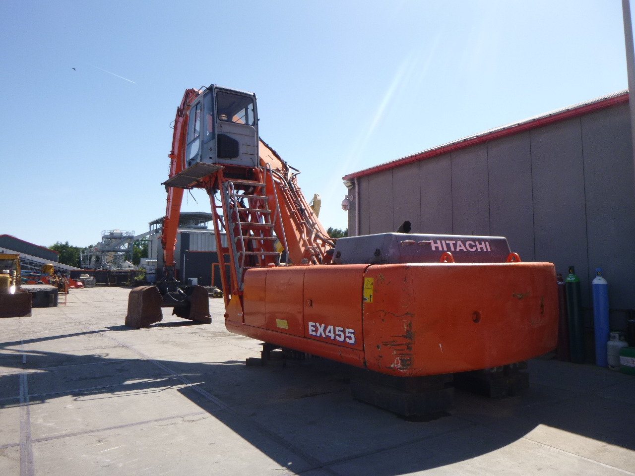 FIAT-HITACHI EX455 Stationary dock/ship material handler - Pelle de manutention: photos 3 FIAT-HITACHI EX455 Stationary dock/ship material handler - Pelle de manutention: photos 3