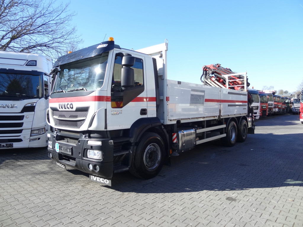 Iveco Stralis 420 6X2 Montagekran Fassi F335 28Meter - Camion grue, Camion plateau: photos 1 Iveco Stralis 420 6X2 Montagekran Fassi F335 28Meter - Camion grue, Camion plateau: photos 1