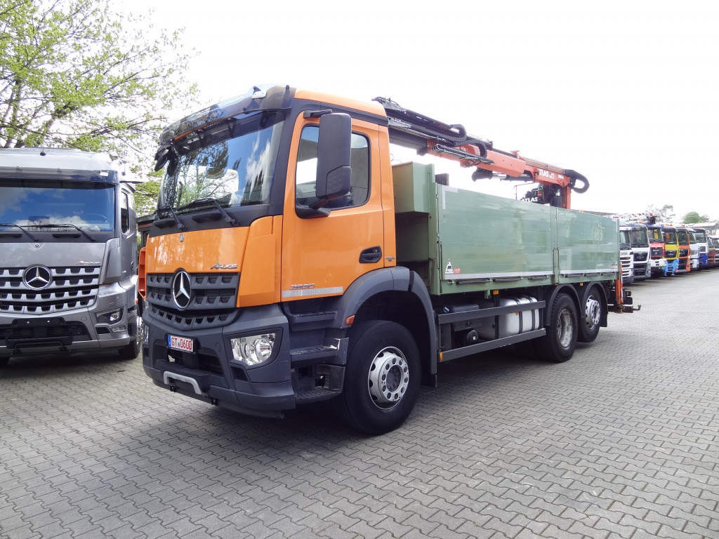 Mercedes-Benz Arocs 2630 6X2 Atlas 165.2 Baustoff - Camion grue, Camion plateau: photos 1 Mercedes-Benz Arocs 2630 6X2 Atlas 165.2 Baustoff - Camion grue, Camion plateau: photos 1