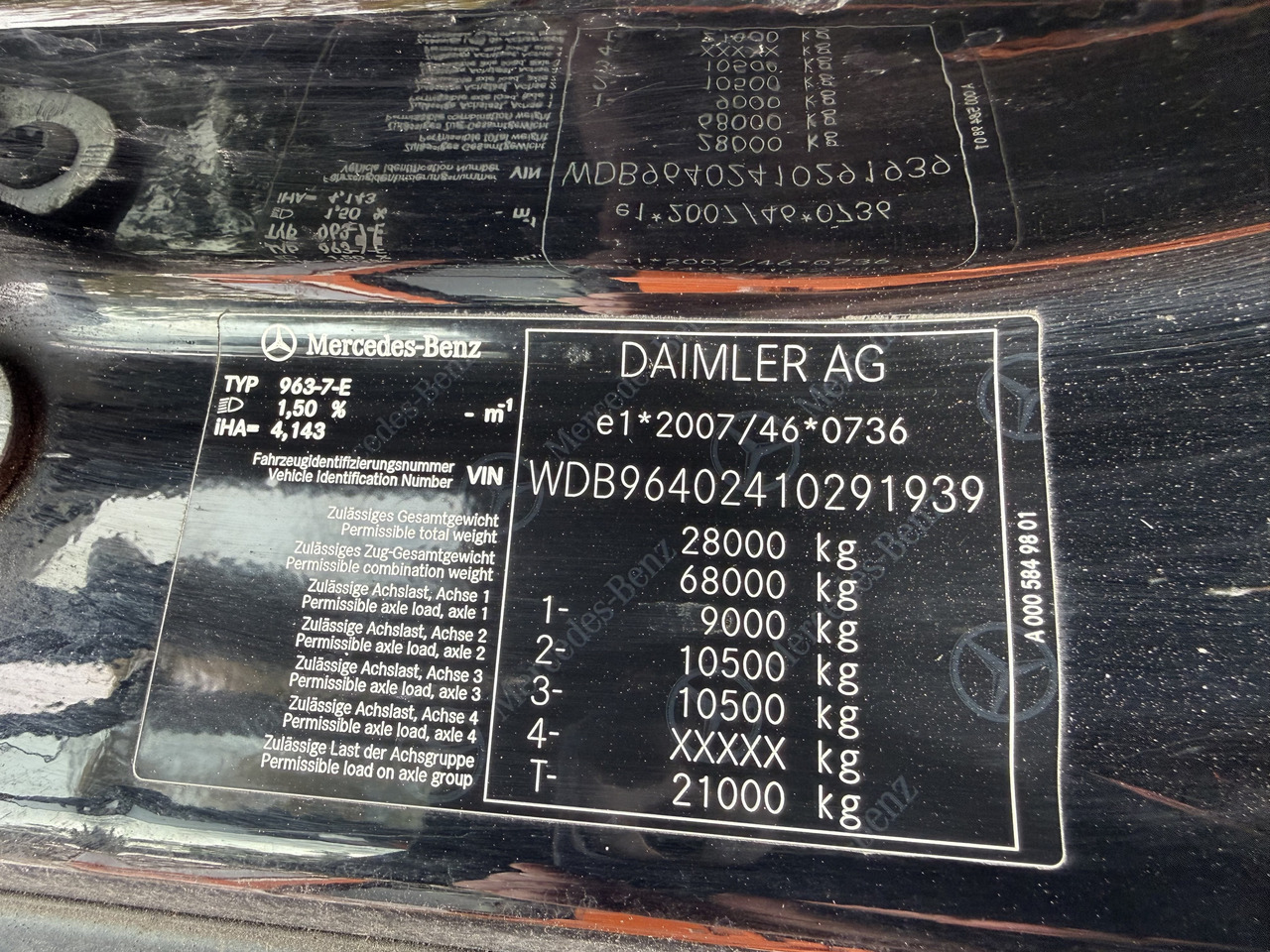 Mercedes-Benz Arocs 2653 6X4 Kran Kesla 2124L - Camion grumier, Camion grue: photos 5 Mercedes-Benz Arocs 2653 6X4 Kran Kesla 2124L - Camion grumier, Camion grue: photos 5