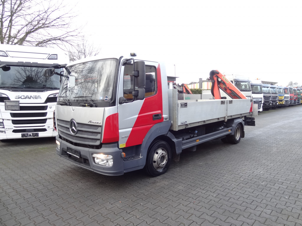 Mercedes-Benz Atego 818 Kran Palfinger 6501 - Camion grue, Camion plateau: photos 1 Mercedes-Benz Atego 818 Kran Palfinger 6501 - Camion grue, Camion plateau: photos 1