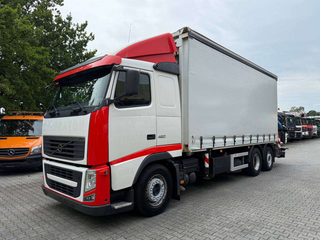 Volvo FH420 6X2*4 Palfinger 29002 bis 27 Meter - Camion à rideaux coulissants, Camion grue: photos 1 Volvo FH420 6X2*4 Palfinger 29002 bis 27 Meter - Camion à rideaux coulissants, Camion grue: photos 1