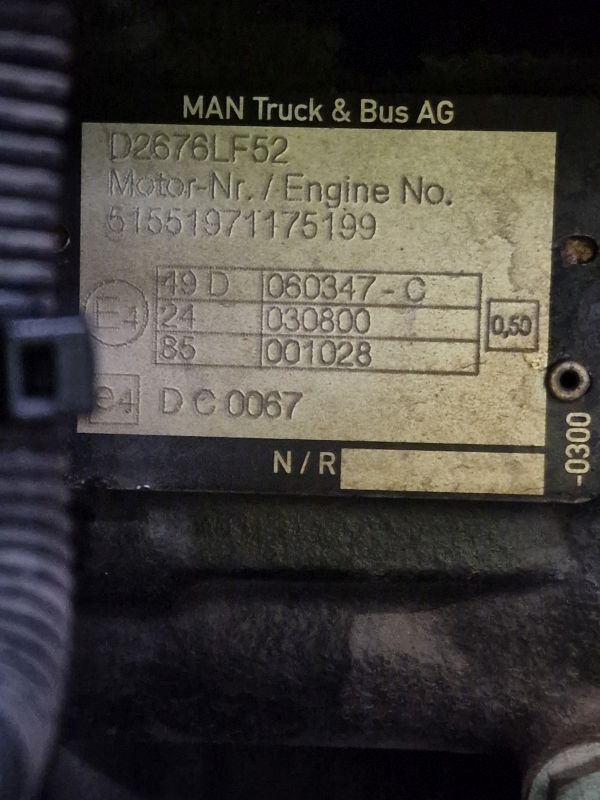 MAN D2676 LF52 Engine (Truck) - Moteur pour Camion: photos 2 MAN D2676 LF52 Engine (Truck) - Moteur pour Camion: photos 2