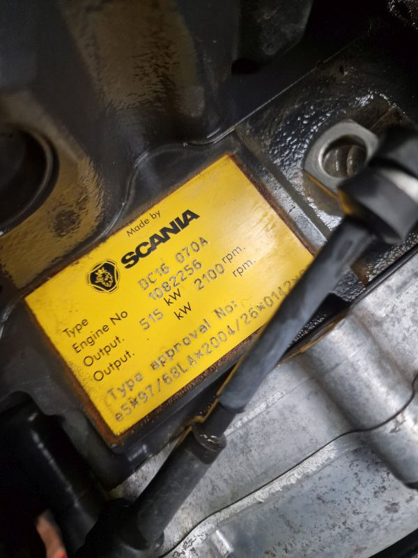 Scania TEREX TR60 DC16 070A Engine (Plant) - Moteur pour Engins de chantier: photos 2 Scania TEREX TR60 DC16 070A Engine (Plant) - Moteur pour Engins de chantier: photos 2