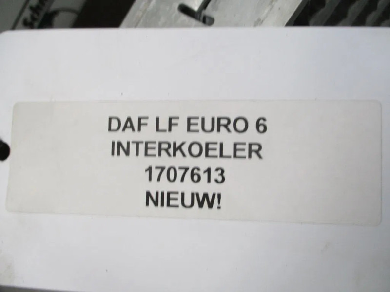 DAF 1707613 INTERKOELER DAF LF PX5 PX7 EURO 6 NIEUW! - Intercooler pour Camion: photos 2 DAF 1707613 INTERKOELER DAF LF PX5 PX7 EURO 6 NIEUW! - Intercooler pour Camion: photos 2