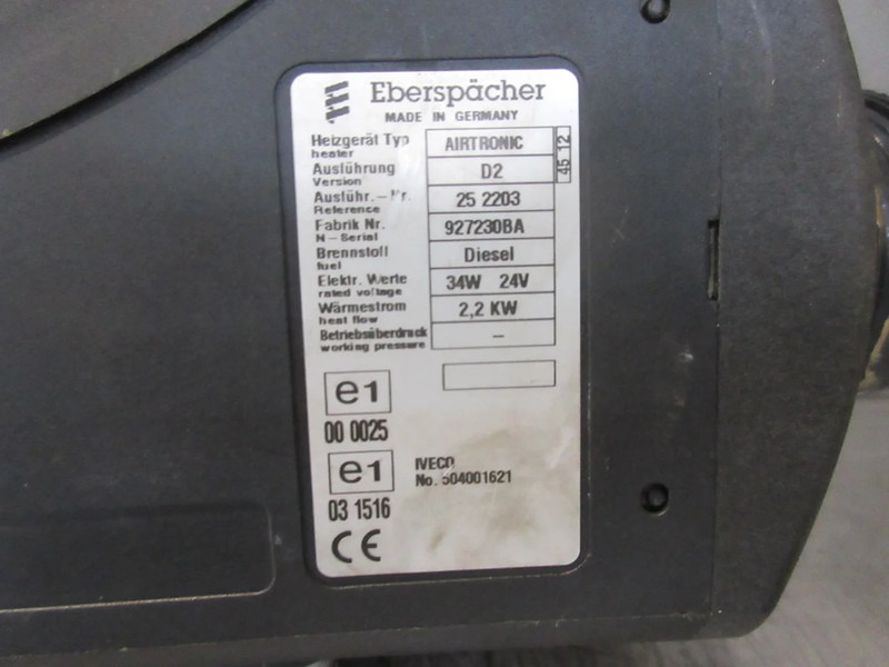 Iveco HIWAY 504001621 STANDKACHEL D2 - Chauffage/ Ventilation pour Camion: photos 5 Iveco HIWAY 504001621 STANDKACHEL D2 - Chauffage/ Ventilation pour Camion: photos 5