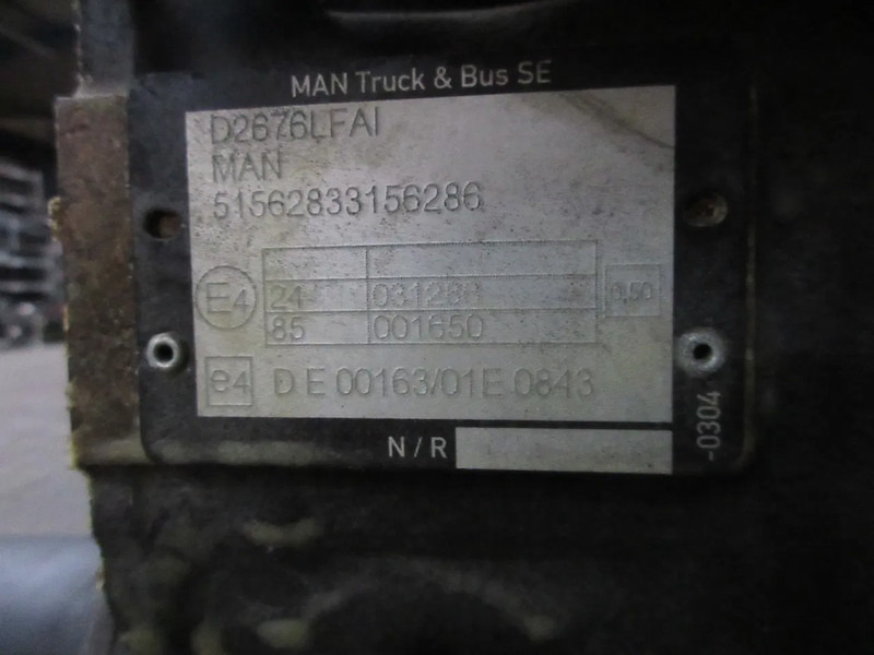 MAN 51.01100-6829 // 51.03100-6868 D2676LF AI 18.470 EURO 6 MODEL 2022 - Moteur pour Camion: photos 5 MAN 51.01100-6829 // 51.03100-6868 D2676LF AI 18.470 EURO 6 MODEL 2022 - Moteur pour Camion: photos 5