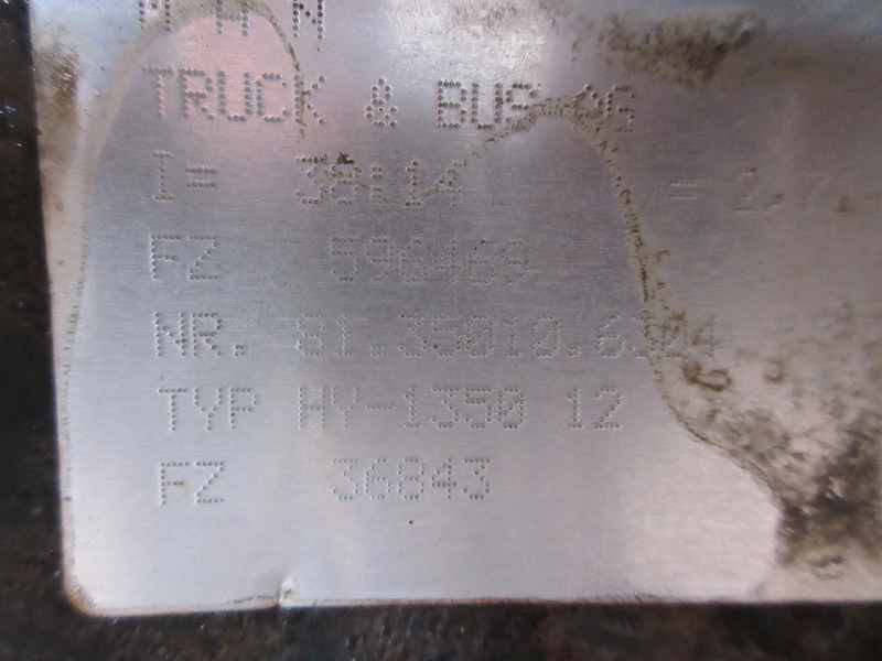 Essieu arrière pour Camion MAN 81.35003-7671// 81.35010-6304 HY-1350-12 2,71 RATIO MAN TGX EURO 6: photos 10