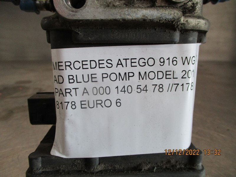 Mercedes-Benz A 000 140 54 78 // 71 78 // 81 78 AD BLUE POMP EURO 6 ATEGO - Préparation du carburant pour Camion: photos 3 Mercedes-Benz A 000 140 54 78 // 71 78 // 81 78 AD BLUE POMP EURO 6 ATEGO - Préparation du carburant pour Camion: photos 3