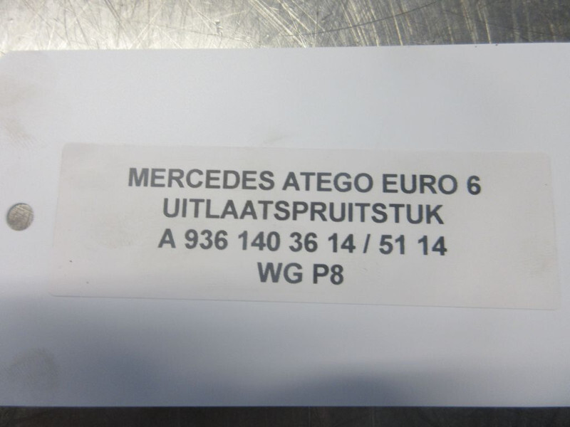 Mercedes-Benz A 936 140 36 14 / 51 14 UITLAATSPRUITSTUK OM936LA EURO 6 - Collecteur d'échappement pour Camion: photos 4 Mercedes-Benz A 936 140 36 14 / 51 14 UITLAATSPRUITSTUK OM936LA EURO 6 - Collecteur d'échappement pour Camion: photos 4