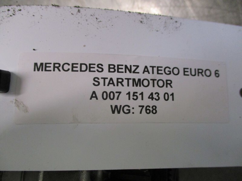 Mercedes-Benz ATEGO A 007 151 43 01 / 16 01 STARTMOTOR EURO 6 - Démarreur pour Camion: photos 3 Mercedes-Benz ATEGO A 007 151 43 01 / 16 01 STARTMOTOR EURO 6 - Démarreur pour Camion: photos 3