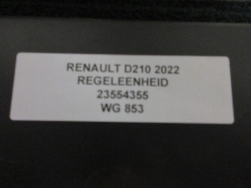 Renault 23554355 REGELEENHEIN RENAULT D210 EURO 6 - Système électrique pour Camion: photos 2 Renault 23554355 REGELEENHEIN RENAULT D210 EURO 6 - Système électrique pour Camion: photos 2
