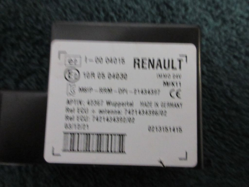 Renault 7421434392 REGELEENHEID D 210 EURO 6 - Système électrique pour Camion: photos 2 Renault 7421434392 REGELEENHEID D 210 EURO 6 - Système électrique pour Camion: photos 2
