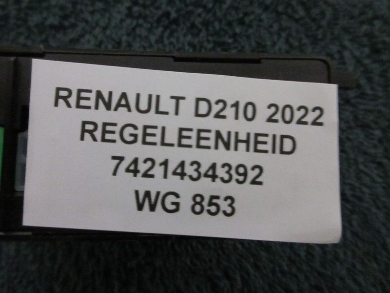 Renault 7421434392 REGELEENHEID D 210 EURO 6 - Système électrique pour Camion: photos 3 Renault 7421434392 REGELEENHEID D 210 EURO 6 - Système électrique pour Camion: photos 3