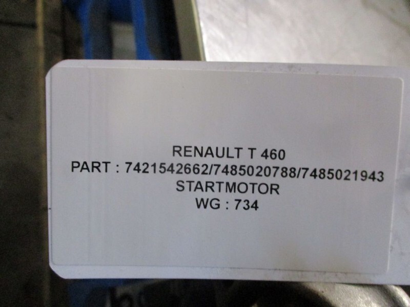 Renault 7421542662/7485020788/7485021943 T 460 Euro 6 model 2018 - Démarreur pour Camion: photos 3 Renault 7421542662/7485020788/7485021943 T 460 Euro 6 model 2018 - Démarreur pour Camion: photos 3