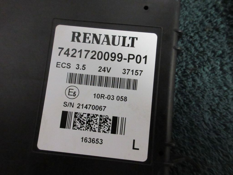 Renault 7421720099 ECS MODULATOR RENAULT D 210 EURO 6 - Système électrique pour Camion: photos 2 Renault 7421720099 ECS MODULATOR RENAULT D 210 EURO 6 - Système électrique pour Camion: photos 2