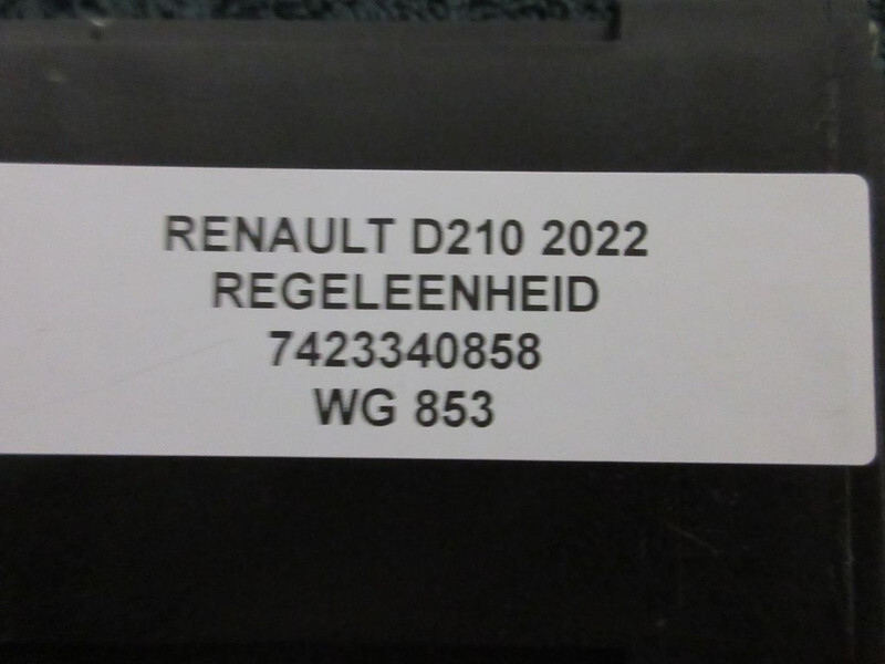 Renault 7423340850 REGELMODULATOR D210 EURO 6 MODEL 2022 - Système électrique pour Camion: photos 3 Renault 7423340850 REGELMODULATOR D210 EURO 6 MODEL 2022 - Système électrique pour Camion: photos 3