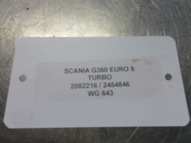 Scania 2082216/2454846 TURBO SCANIA G 360 EURO 5 - Turbocompresseur pour Camion: photos 4 Scania 2082216/2454846 TURBO SCANIA G 360 EURO 5 - Turbocompresseur pour Camion: photos 4