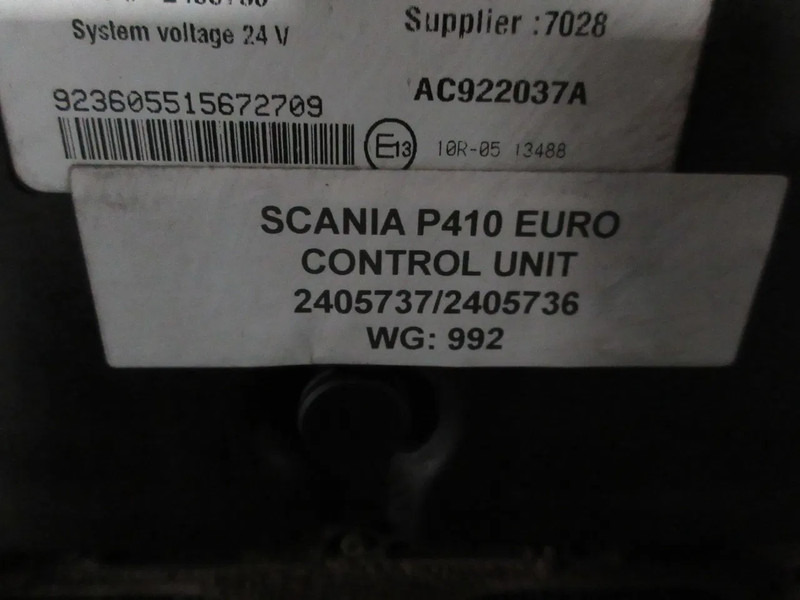 Scania 2405737//2405736//2907447 // ESTA1 MODULEN P 410 8X2 NGS - Système électrique pour Camion: photos 4 Scania 2405737//2405736//2907447 // ESTA1 MODULEN P 410 8X2 NGS - Système électrique pour Camion: photos 4