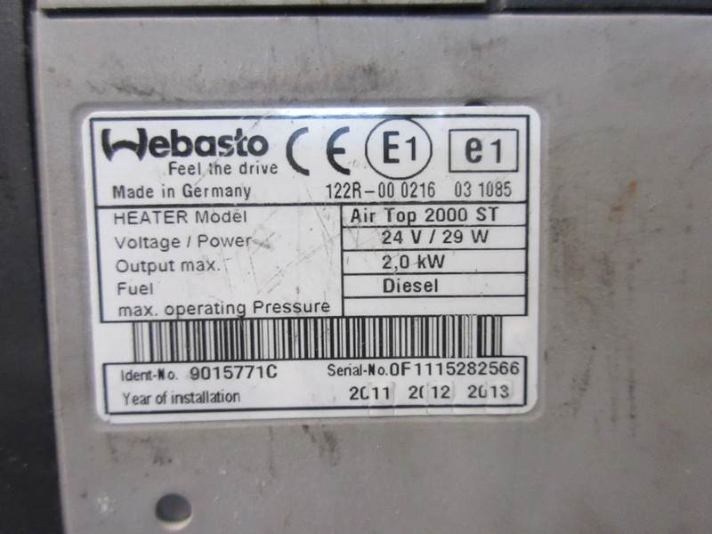 Volvo FH500 21017328 STANDKACHEL EURO 5 - Chauffage/ Ventilation pour Camion: photos 5 Volvo FH500 21017328 STANDKACHEL EURO 5 - Chauffage/ Ventilation pour Camion: photos 5