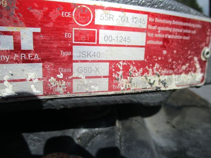 Jost JSK40 G50.X D 152 JSK40 G50.X D 152 DAF XF 106 EURO 6 - Sellette d'attelage pour Camion: photos 4 Jost JSK40 G50.X D 152 JSK40 G50.X D 152 DAF XF 106 EURO 6 - Sellette d'attelage pour Camion: photos 4