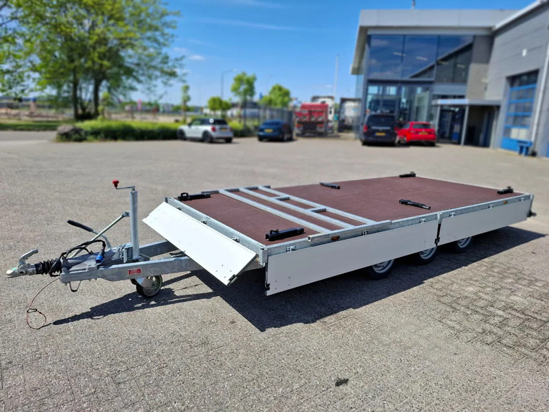 Proline P302 / PLATEAU AANHANGER / KNOTT AXLES / LOAD CAPACITY:3650KG / TOP CONDITION / 2023 - Remorque: photos 3 Proline P302 / PLATEAU AANHANGER / KNOTT AXLES / LOAD CAPACITY:3650KG / TOP CONDITION / 2023 - Remorque: photos 3