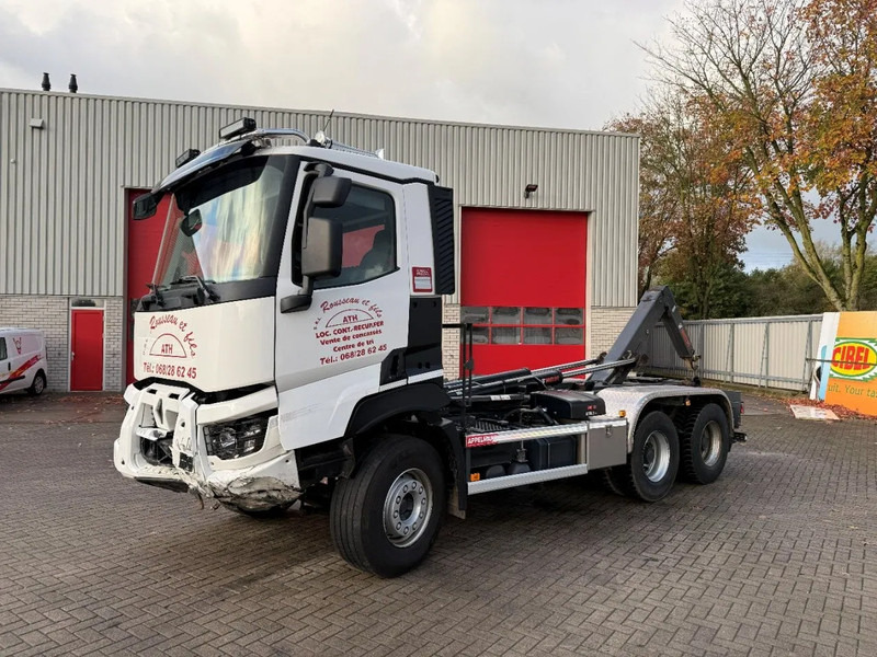 Renault C480 / ENGINE RUNNING / 6X4 / HIAB 21TON HOOKLIFT / ONLY:146334 KM / AUTOMATIC / EURO-6 / 2020 - Camion ampliroll: photos 2 Renault C480 / ENGINE RUNNING / 6X4 / HIAB 21TON HOOKLIFT / ONLY:146334 KM / AUTOMATIC / EURO-6 / 2020 - Camion ampliroll: photos 2