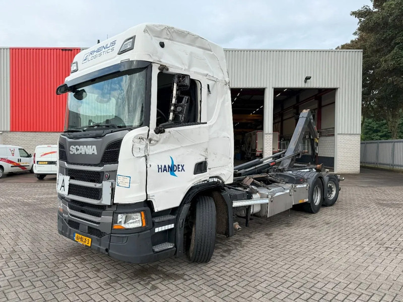 Scania NGS R410 / ENGINE RUNNING / RETARDER / LIFT+LENKACHSE / HIAB 21TON HOOK / NL TRUCK / FRIDGE / EURO-6 / 2019 - Camion ampliroll: photos 2 Scania NGS R410 / ENGINE RUNNING / RETARDER / LIFT+LENKACHSE / HIAB 21TON HOOK / NL TRUCK / FRIDGE / EURO-6 / 2019 - Camion ampliroll: photos 2