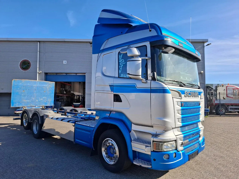 Scania R580 V8 / RETARDER / LIFT+LENKACHSE / FULL-AIR / PLATFORM 2000 KG / LEATHER / AIRCO / AUTOMATIC / EURO-6 / 2015 - Châssis cabine: photos 2 Scania R580 V8 / RETARDER / LIFT+LENKACHSE / FULL-AIR / PLATFORM 2000 KG / LEATHER / AIRCO / AUTOMATIC / EURO-6 / 2015 - Châssis cabine: photos 2