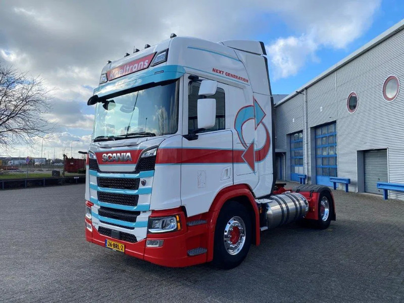 Scania NGS R410 / RETARDER / PARKCOOL / NL TRUCK / LNG / LEATHER / ALCOA / AUTOMATIC / EURO-6 / 2021 - Tracteur routier: photos 1 Scania NGS R410 / RETARDER / PARKCOOL / NL TRUCK / LNG / LEATHER / ALCOA / AUTOMATIC / EURO-6 / 2021 - Tracteur routier: photos 1