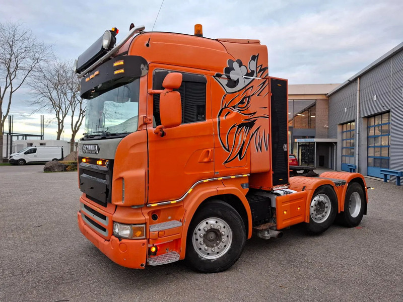 Scania R480 / HYDRAULICS / DOUBLE TANK / LIFT+LENKACHSE / 746830 KM / ALCOA / LEATHER / EURO-4 / 2007 - Tracteur routier: photos 1 Scania R480 / HYDRAULICS / DOUBLE TANK / LIFT+LENKACHSE / 746830 KM / ALCOA / LEATHER / EURO-4 / 2007 - Tracteur routier: photos 1
