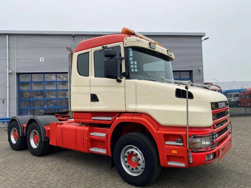 Scania T144-460 / HYDRAULICS / RETARDER / BIG AXLE / FULL STEEL / BELGIUM TRUCK / VERY NICE STATE / ONLY 449974-KM / 6X4 / EURO2 / 2001 - Tracteur routier: photos 2 Scania T144-460 / HYDRAULICS / RETARDER / BIG AXLE / FULL STEEL / BELGIUM TRUCK / VERY NICE STATE / ONLY 449974-KM / 6X4 / EURO2 / 2001 - Tracteur routier: photos 2