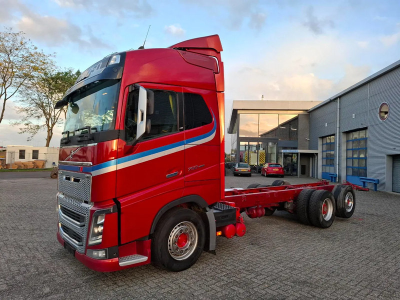 Châssis cabine Volvo FH16-750 / BIG AXLE / VEB+ / ONLY:679711 KM / TECHNICAL 70TON / 9TON FRONT AXLE / INLINER / FULL-AIR / AUTOMATIC / EURO-6 / 2018: photos 1
