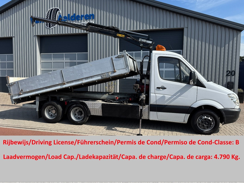 Mercedes-Benz Sprinter 516 CDI Clixtar, HIAB Kraan/Crane/Kran/Grua, Kipper - Véhicule utilitaire benne: photos 1 Mercedes-Benz Sprinter 516 CDI Clixtar, HIAB Kraan/Crane/Kran/Grua, Kipper - Véhicule utilitaire benne: photos 1