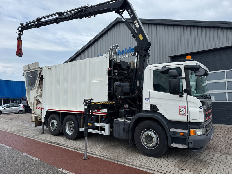 Scania P360 6x2, HIAB 188 E-3, SEMAT Evolupac - Benne à ordures ménagères: photos 1 Scania P360 6x2, HIAB 188 E-3, SEMAT Evolupac - Benne à ordures ménagères: photos 1