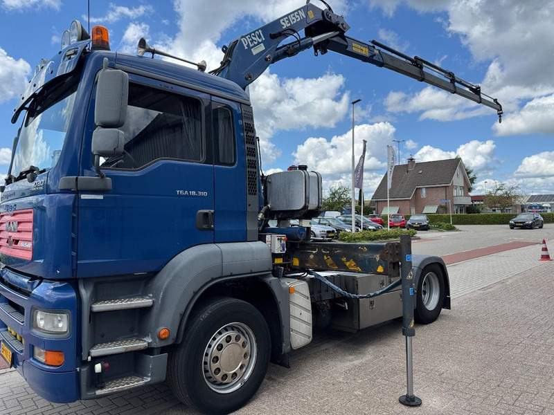 MAN TGA 18.310, Crane Pesci SE155N/4, Manual Kran, Grua, Grue, Kraan - Tracteur routier: photos 5 MAN TGA 18.310, Crane Pesci SE155N/4, Manual Kran, Grua, Grue, Kraan - Tracteur routier: photos 5