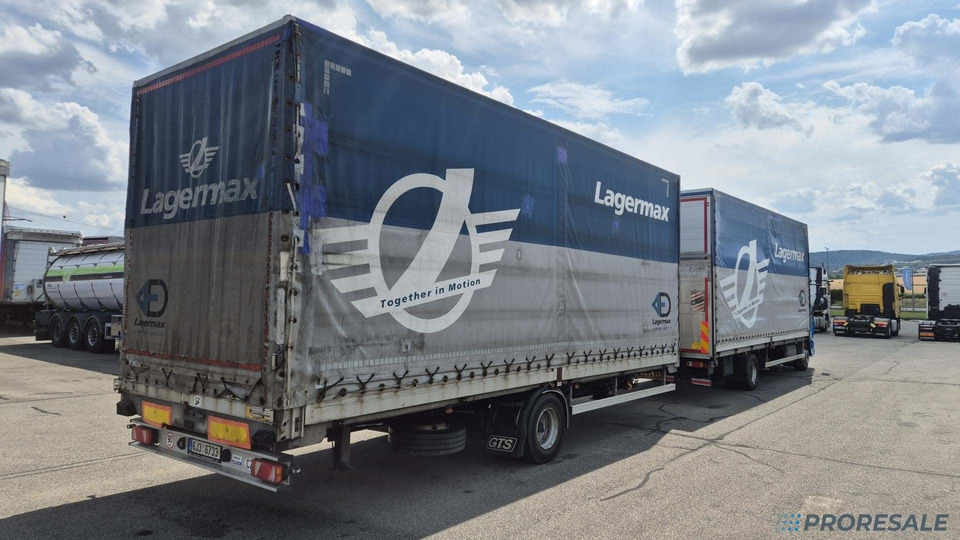 DAF LF 260 FA EURO 6 valník s plachtou + hydraulické čelo - prodejné jen s přívěsem GTS P0471Z - cena je za celou soupravu - Camion à rideaux coulissants: photos 3 DAF LF 260 FA EURO 6 valník s plachtou + hydraulické čelo - prodejné jen s přívěsem GTS P0471Z - cena je za celou soupravu - Camion à rideaux coulissants: photos 3