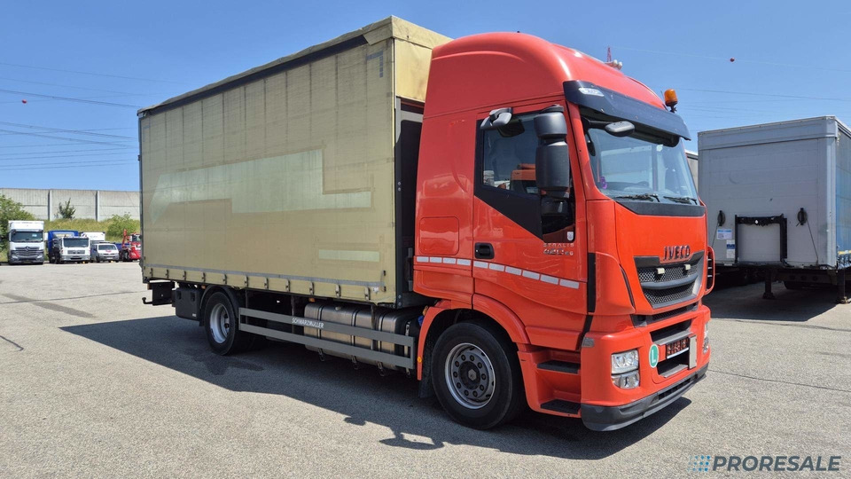 IVECO STRALIS AS 190S42 EURO 6 - valník s plachtou + hydraulické čelo - Camion à rideaux coulissants: photos 1 IVECO STRALIS AS 190S42 EURO 6 - valník s plachtou + hydraulické čelo - Camion à rideaux coulissants: photos 1