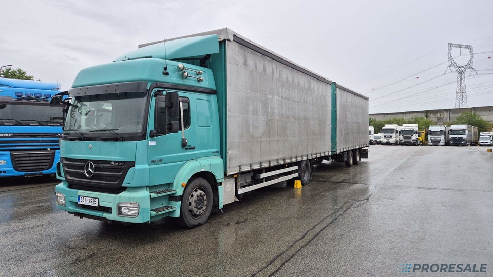MERCEDES-BENZ AXOR 1829 L EURO 5 velkoobjemová souprava - prodejné jen s přívěsem RUFA ZTC 13-21 P0470Z - cena je za celou soupravu - Camion à rideaux coulissants: photos 2 MERCEDES-BENZ AXOR 1829 L EURO 5 velkoobjemová souprava - prodejné jen s přívěsem RUFA ZTC 13-21 P0470Z - cena je za celou soupravu - Camion à rideaux coulissants: photos 2