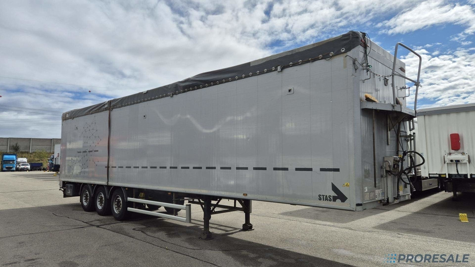Semi-remorque à fond mouvant STAS S300ZX - posuvná podlaha 90 m3: photos 1