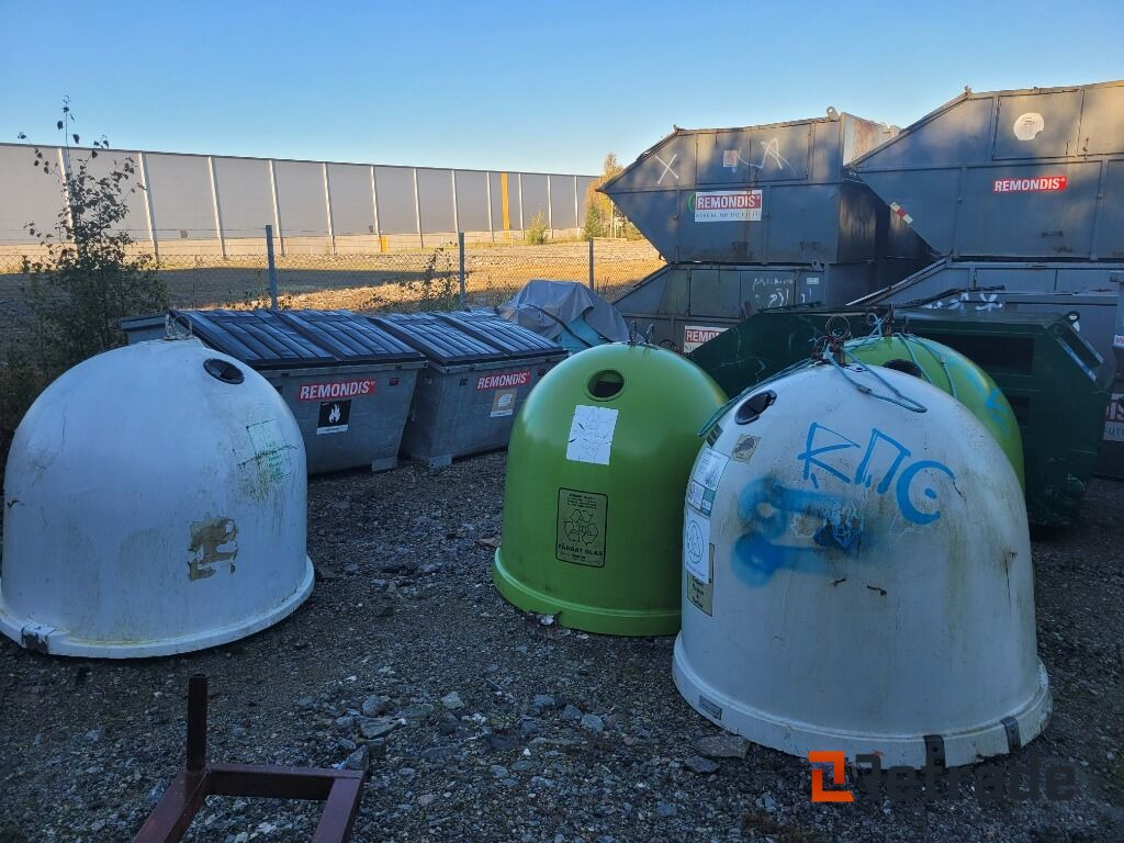 4 st behållare containers för glas , typ iglo - Autre matériel: photos 2 4 st behållare containers för glas , typ iglo - Autre matériel: photos 2