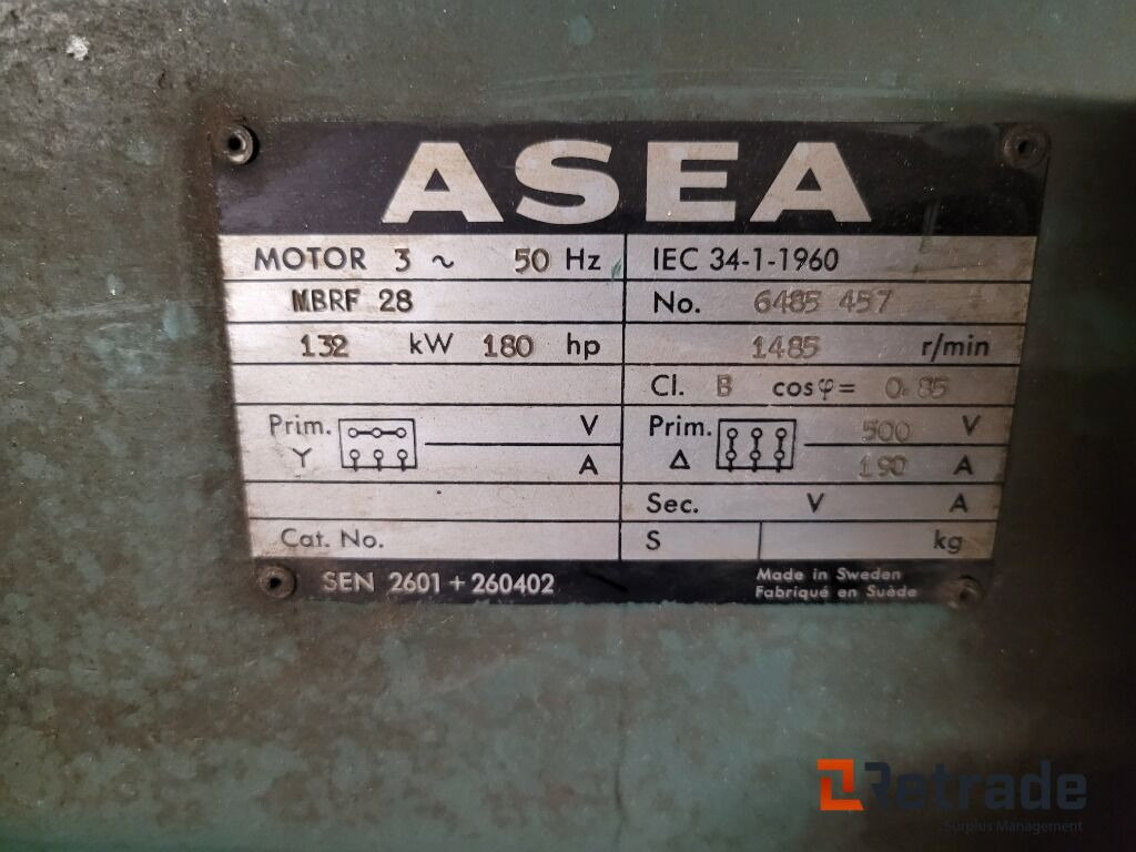 Elmotor ASEA 132 KW - Autre matériel: photos 3 Elmotor ASEA 132 KW - Autre matériel: photos 3