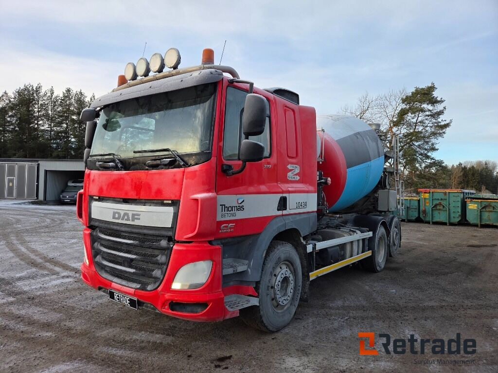 Betongbil 3-axlig Betongroterare DAF FAN CF370Y Euro 6 - Camion malaxeur: photos 1 Betongbil 3-axlig Betongroterare DAF FAN CF370Y Euro 6 - Camion malaxeur: photos 1