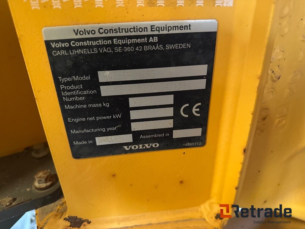 Engins de chantier Volvo  A25G Dumper: photos 11