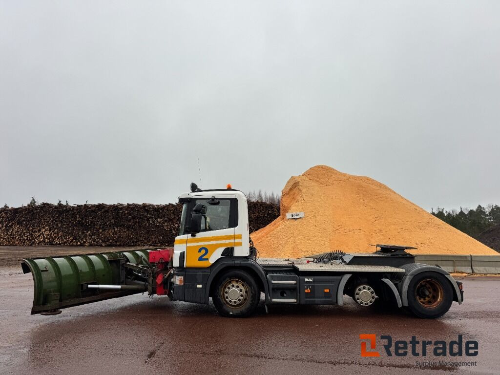 Tracteur routier, Véhicule de voirie/ Spécial Dragbil Scania P94 6x2 motorredskap med plog: photos 8 Tracteur routier, Véhicule de voirie/ Spécial Dragbil Scania P94 6x2 motorredskap med plog: photos 8