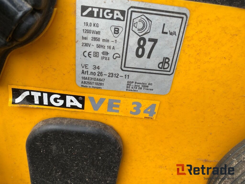 Motofaucheuse Vertikalskärare Stiga VE34: photos 11